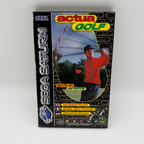 Sega Saturn Vintage Actua Golf Retro Game