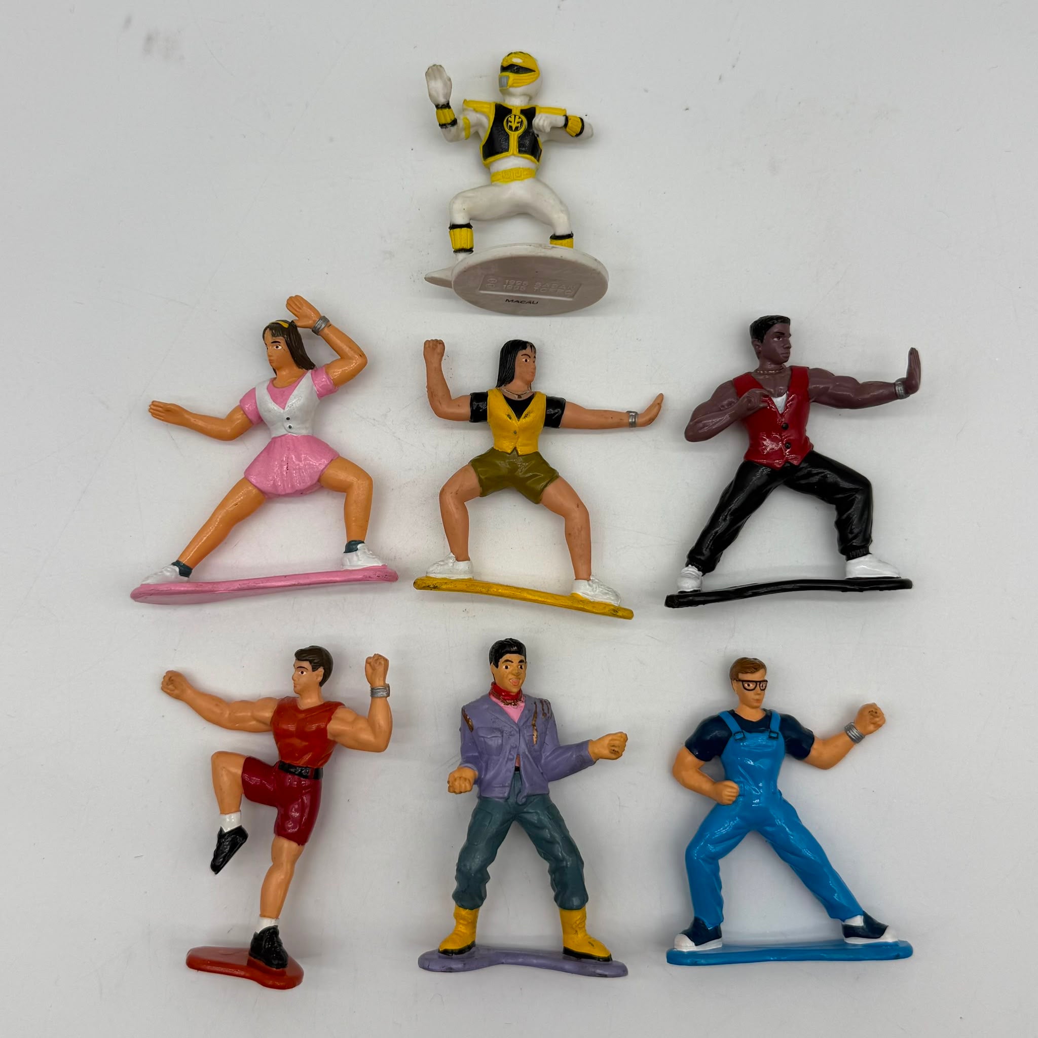Power Rangers Bandai PVC Figure Bundle x6