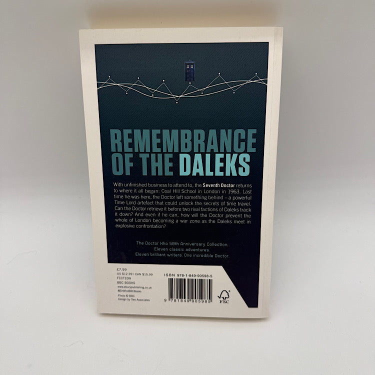 Doctor Who BBC Books Remembrance of the Daleks