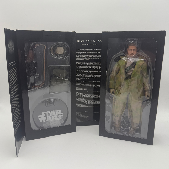 Star Wars Sideshow Collectables Rebel Commando Sergeant Endor 1/6 Scale Action Figure