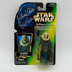 Star Wars POTF Michael Carter Signed Bib Fortuna New Carded