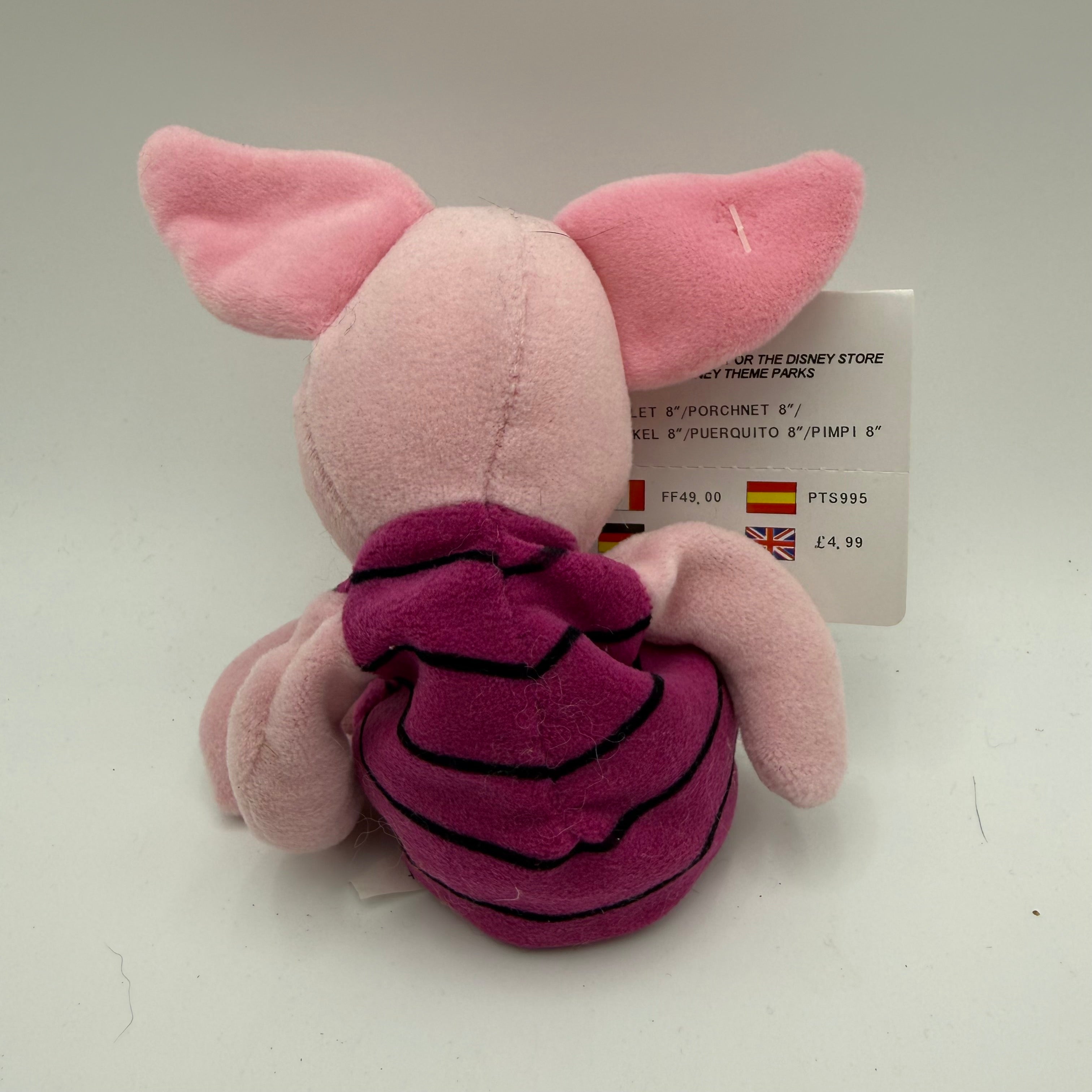 The Disney Store Winnie the Pooh Piglet 8/9’ With Tags