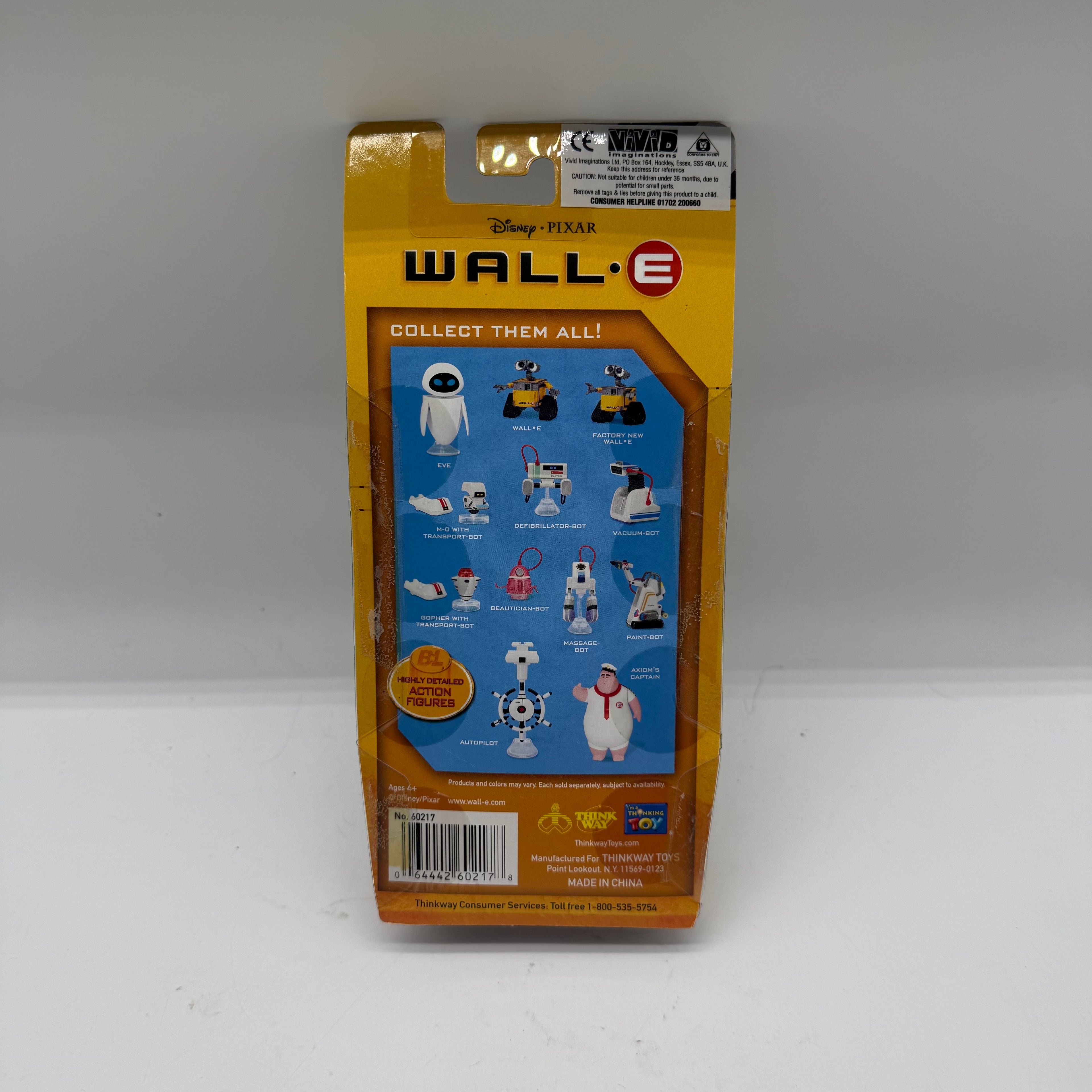 Disney Wall-E Thinkway Toys 3’ Action Figure
