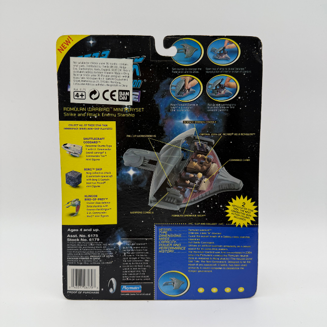 Star Trek Innerspace Romulan Warbird Mini Playset