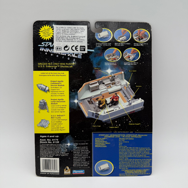 Star Trek Innerspace Galileo NCC-17017 Mini Playset