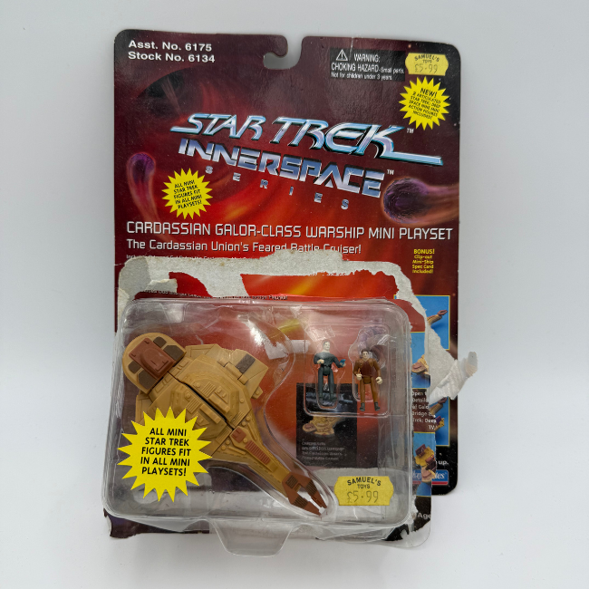 Star Trek Innerspace Cardassian Galor-Class Warship Mini Playset