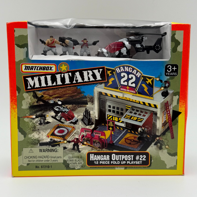 Matchbox Military Hangar Outpost #22 Playset