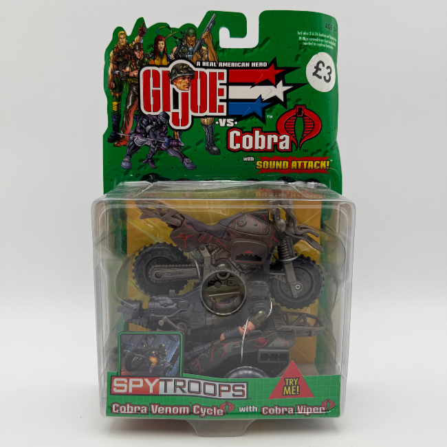 GI Joe Vs Cobra Road Venom Cycle Playset