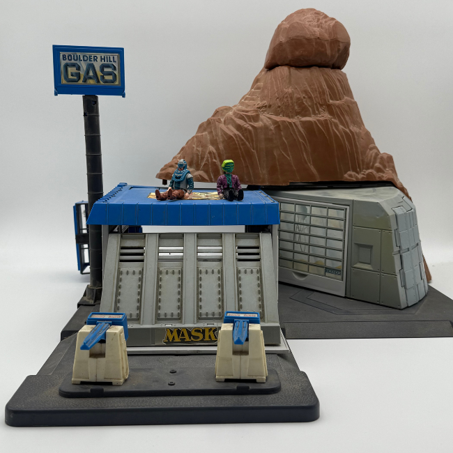 MASK Vintage 1985 Boulder Hill Boxed Playset