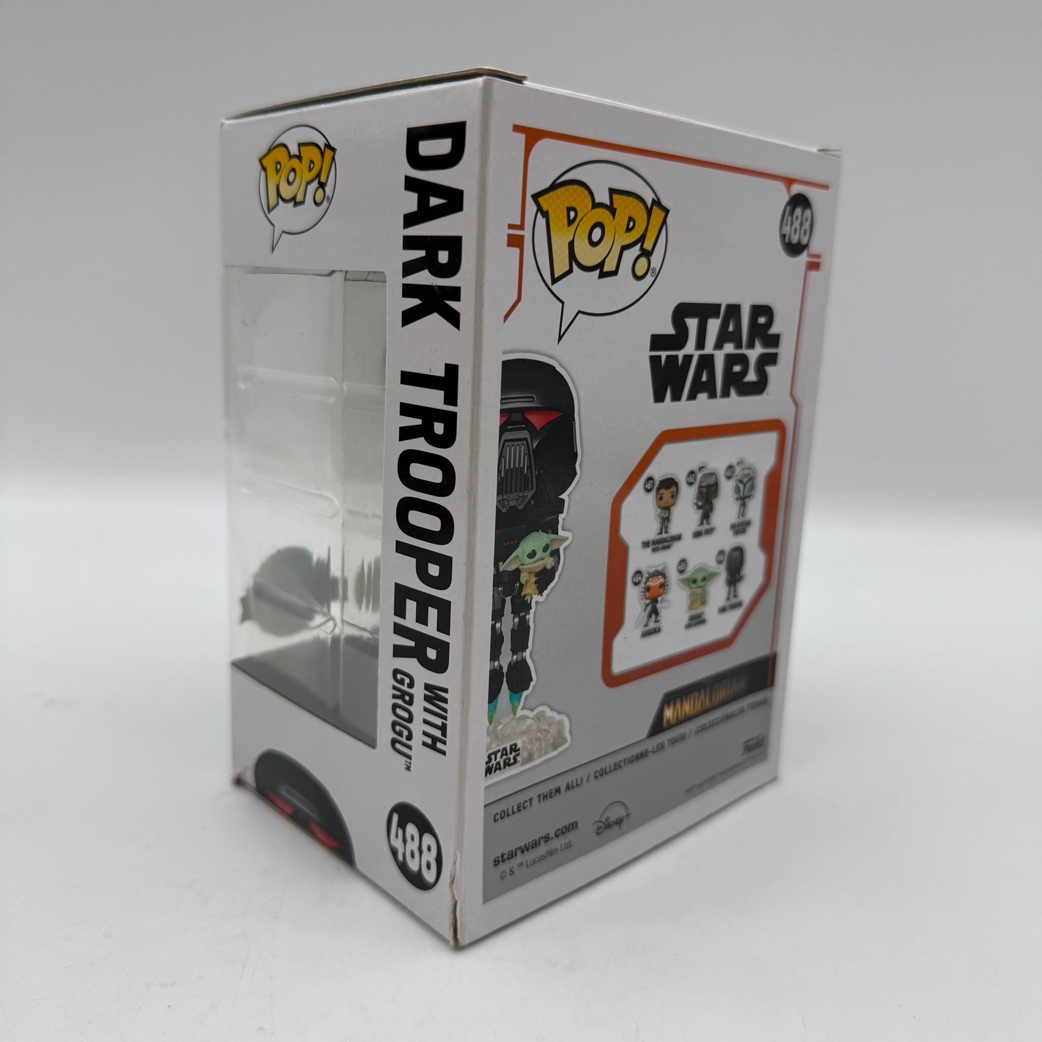 Star Wars Funko Pop Dark Trooper With Grogu 488