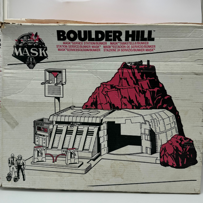 MASK Vintage 1985 Boulder Hill Boxed Playset