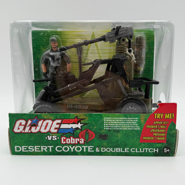 GI Joe vs Cobra Desert Coyote & Double Clutch Vehicle Playset