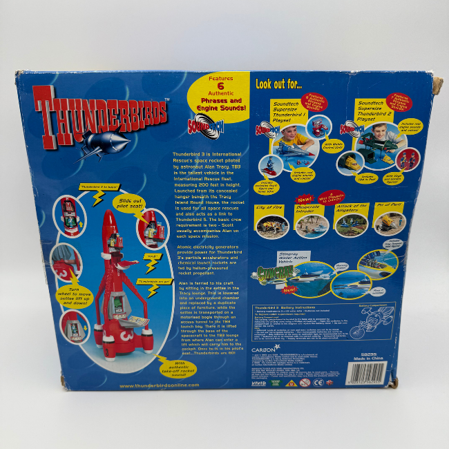 Thunderbirds Carlton Thunderbird 3 Electronic Action Playset