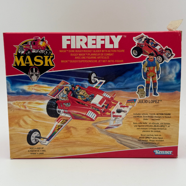 MASK Vintage 1986 Firefly with Julio Lopez Vehicle Playset
