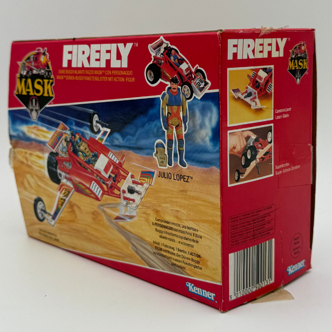 MASK Vintage 1986 Firefly with Julio Lopez Vehicle Playset