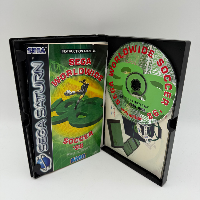 Sega Saturn Vintage Sega Worldwide Soccer 98 Retro Game