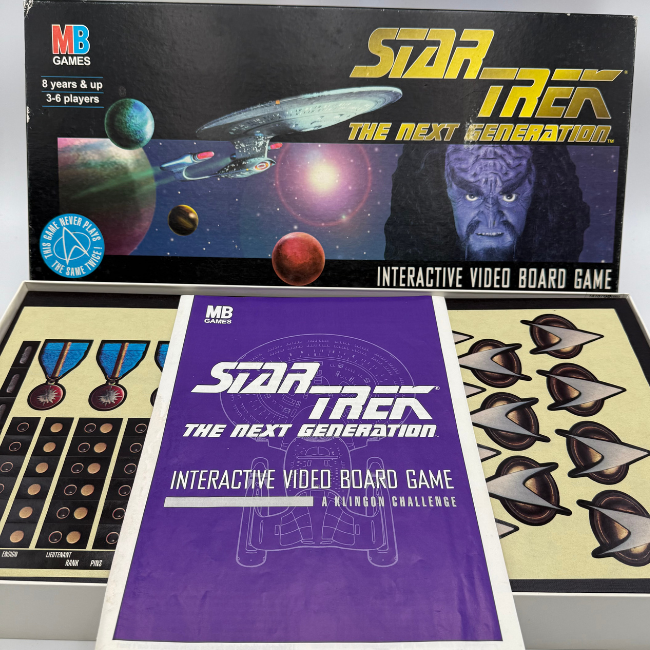 Star Trek The Next Generation Interactive Video Board Game 1994