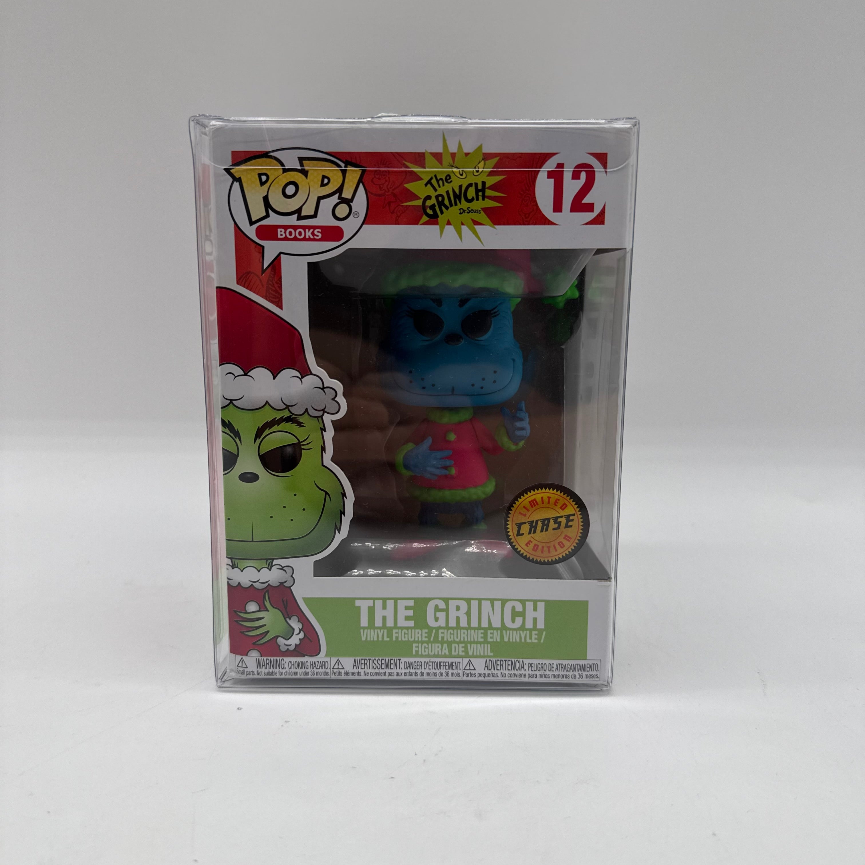 The Grinch Funko Pop 12 Limited Chase + Protector
