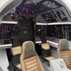 Star Wars Jazzinc 1/6 Millenium Falcon Cockpit Model with Lights