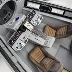 Star Wars Jazzinc 1/6 Millenium Falcon Cockpit Model with Lights