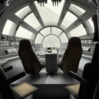 Star Wars Jazzinc 1/6 Millenium Falcon Cockpit Model with Lights