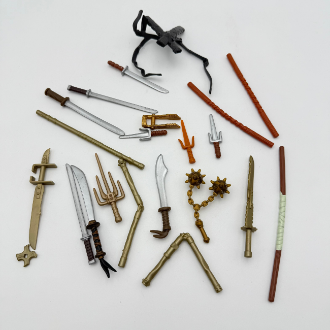 Playmates Teenage Mutant Ninja Turtles Mixed Weapon Bundle (2000)