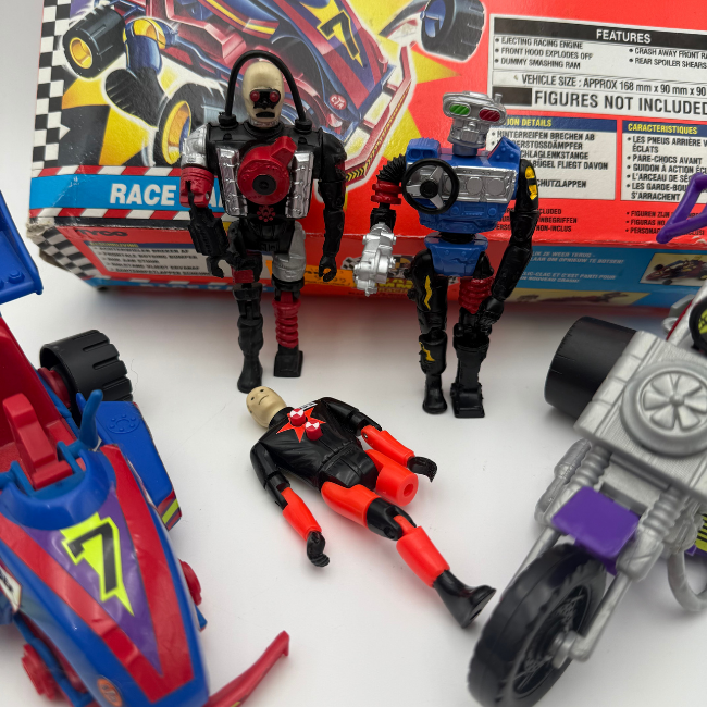 Crash Dummies Tyco Figure and Vehicle Bundle