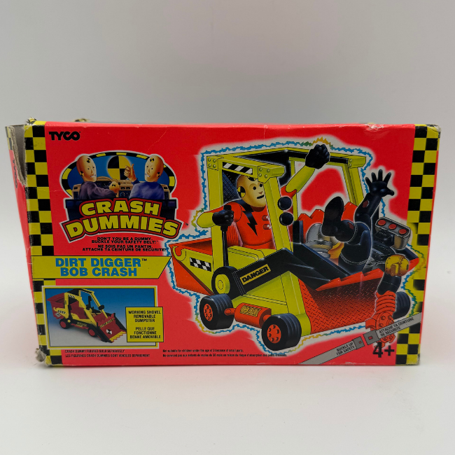Crash Dummies Tyco Dirt Digger Bob Crash Playset