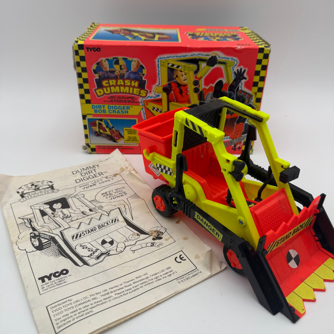 Crash Dummies Tyco Dirt Digger Bob Crash Playset