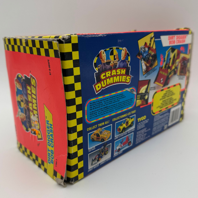 Crash Dummies Tyco Dirt Digger Bob Crash Playset