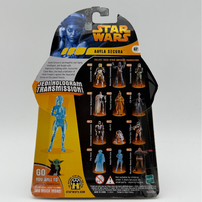 Star Wars ROTS Hasbro Aayla Secura Hologram Action Figure