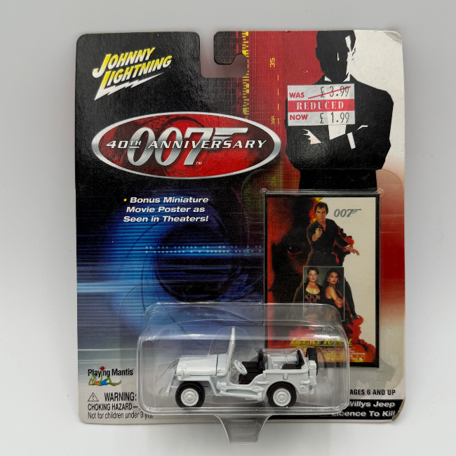 James Bond 007 Johnny Lightning License to Kill Jeep Diecast Car