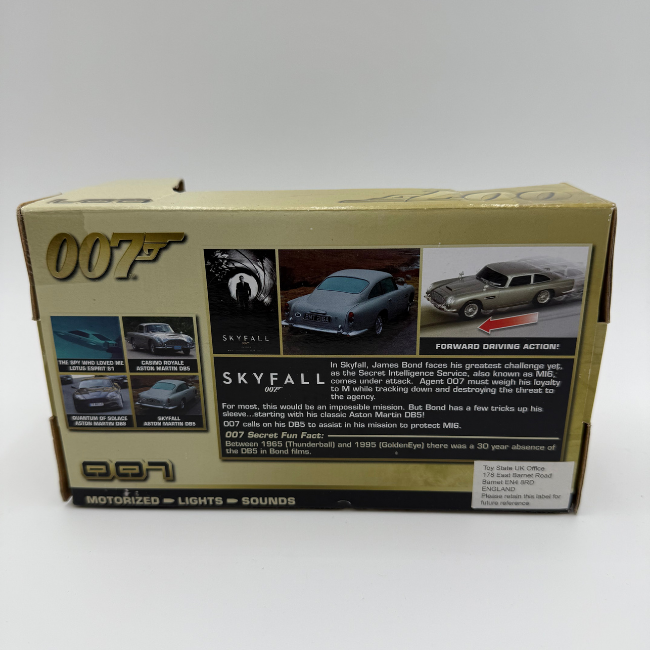 James Bond 007 Skyfall Aston Martin DB5 Lights and sound