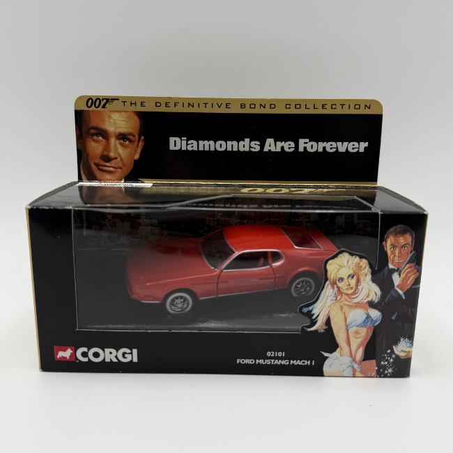 James Bond 007 Corgi Diamonds Are Forever Mustang Diecast Car