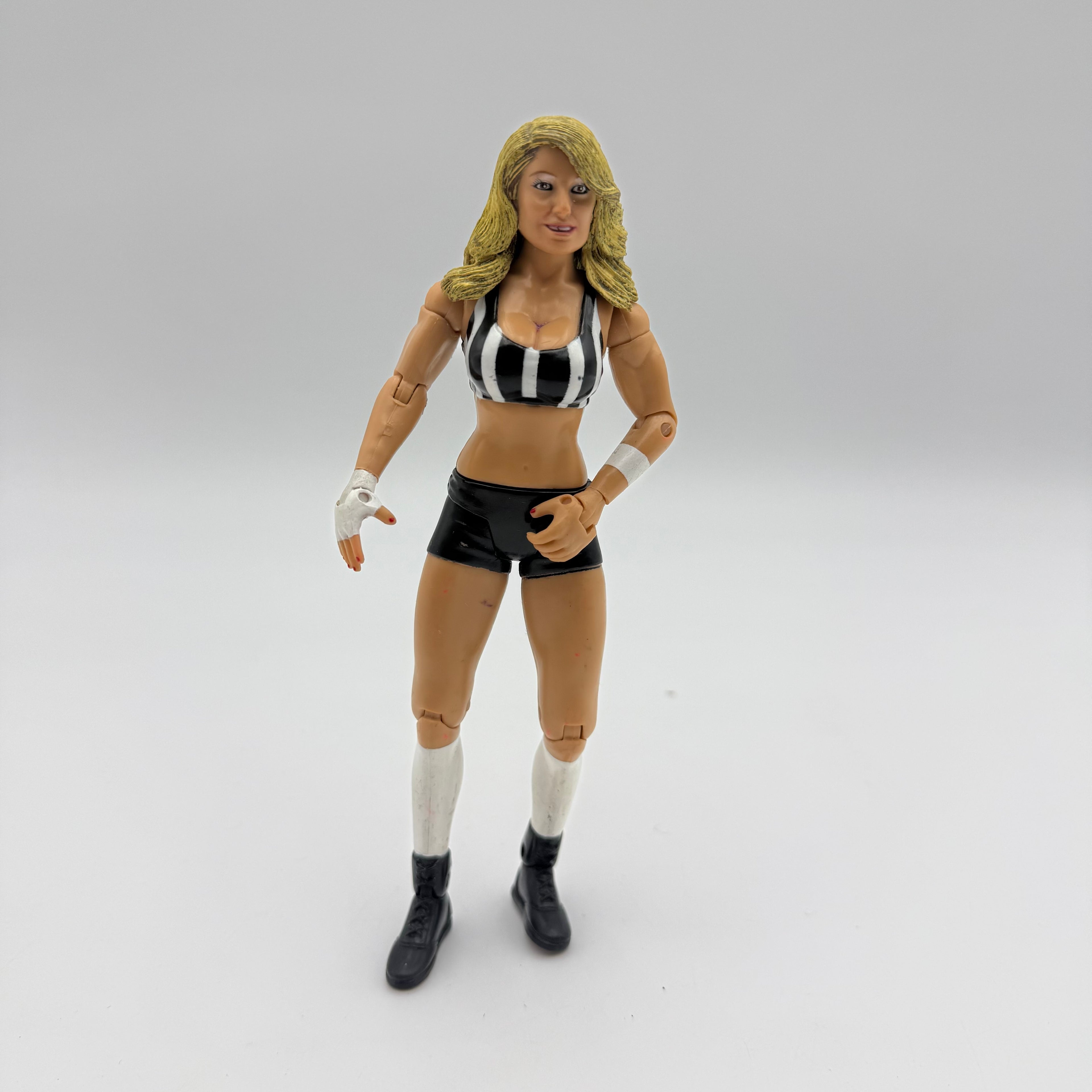WWE JAKKS Pacific Trish Stratus referee Diva Wrestling Action Figure