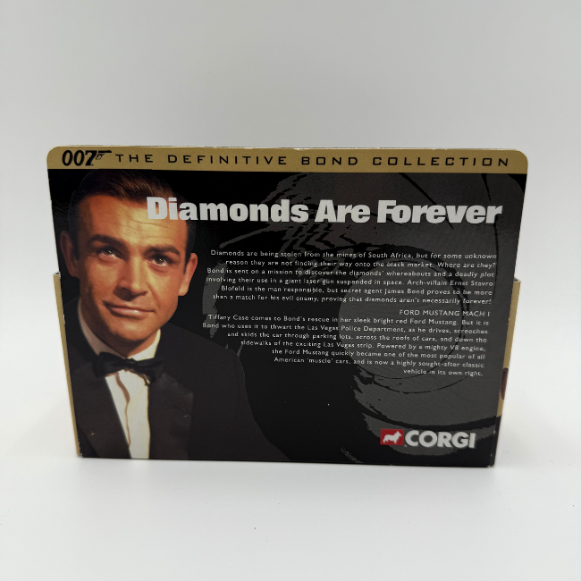 James Bond 007 Corgi Diamonds Are Forever Mustang Diecast Car