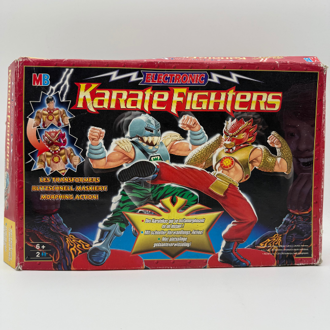 Electronic Karate Fighters Vintage Retro Game + Extra Figure