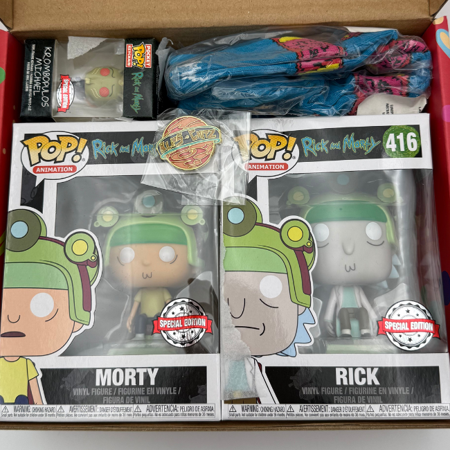 Rick And Morty Funko Pop Blips and Chitz Gift Box