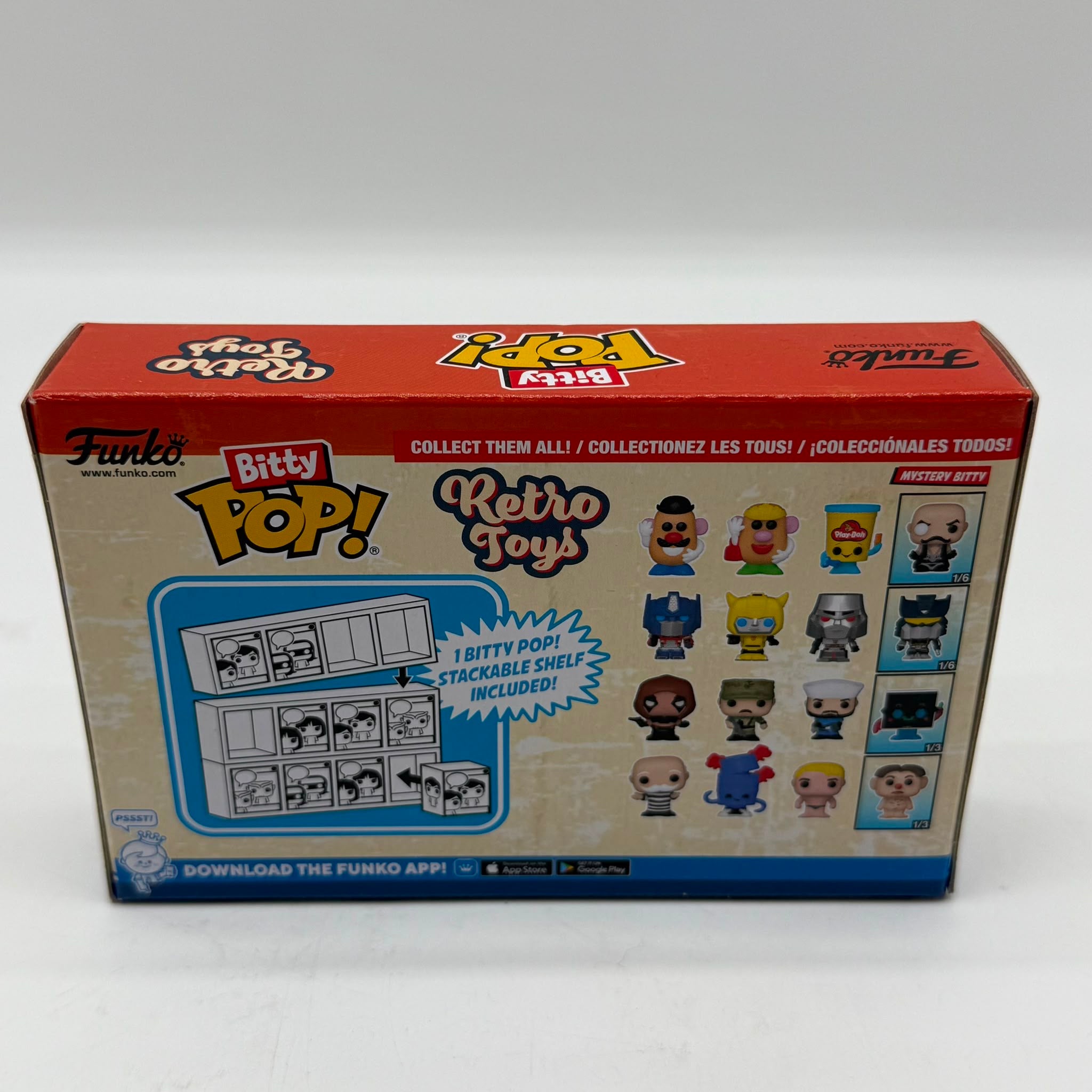 Funko Bitty Pop Retro Toys G.I Joe Head 4 Pack