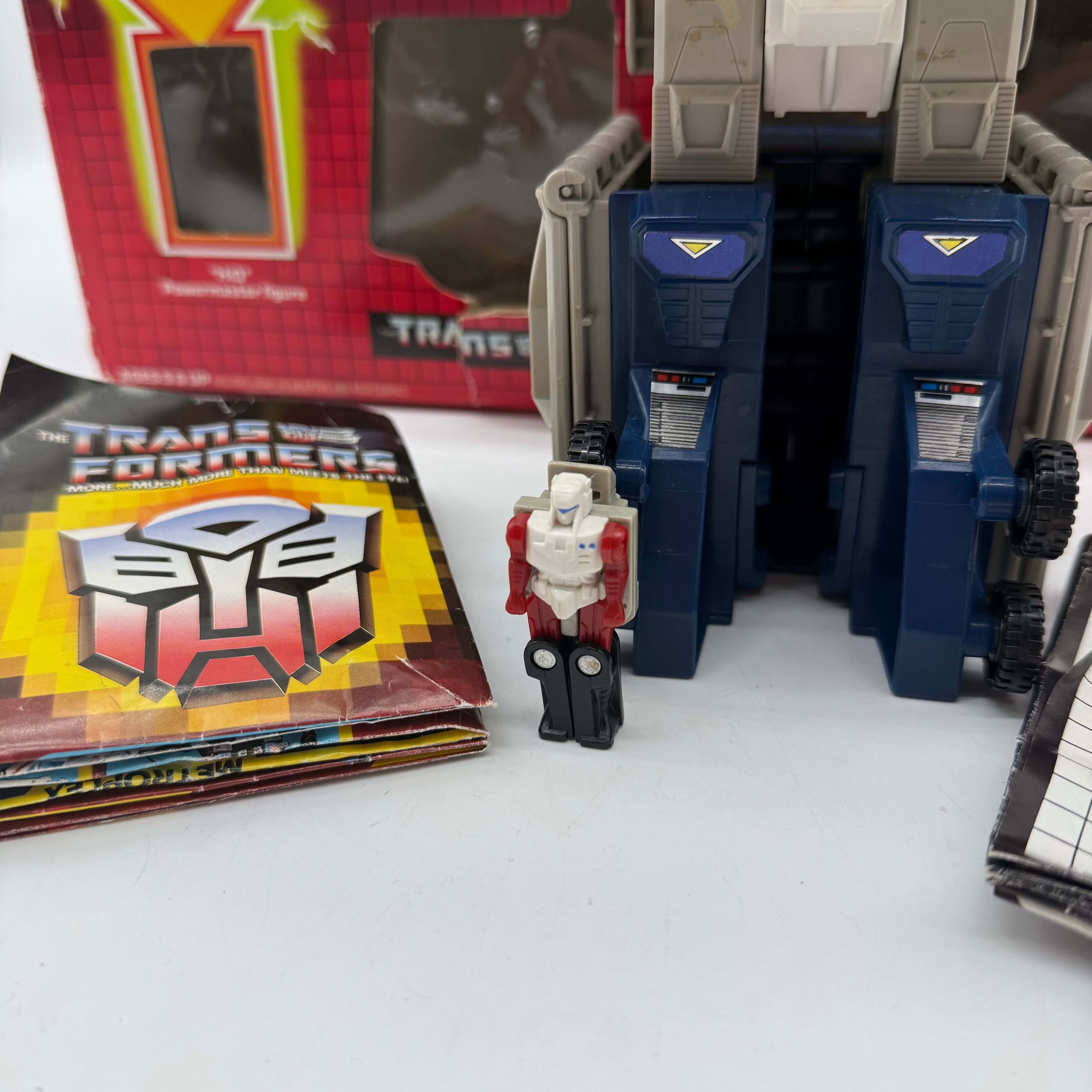 Transformers G1 Powermaster Optimus Prime Complete With Box