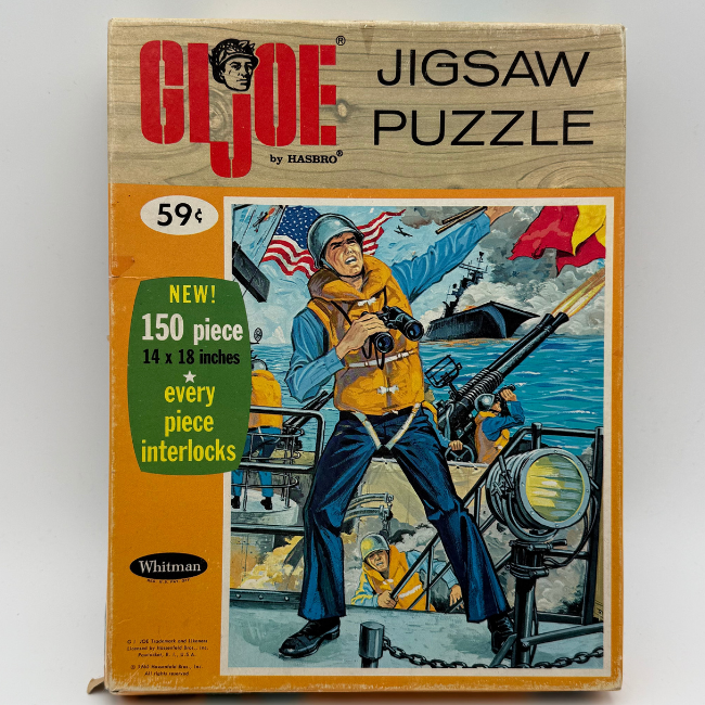 GI Joe Hasbro Vintage 150 piece Jigsaw Puzzle