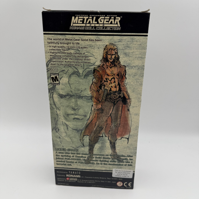 Metal Gear Solid Liquid Snake Boxed Action Figure
