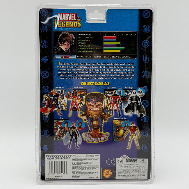 Marvel Legends Toybiz Modok Series Wasp Action Figure