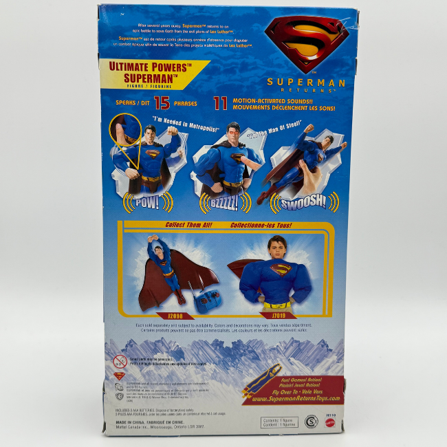 Ultimate Powers Superman 12' Electronic Action Figure