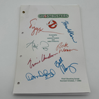Ghostbusters Original Movie Script of 129 Pages Autographed Reprint