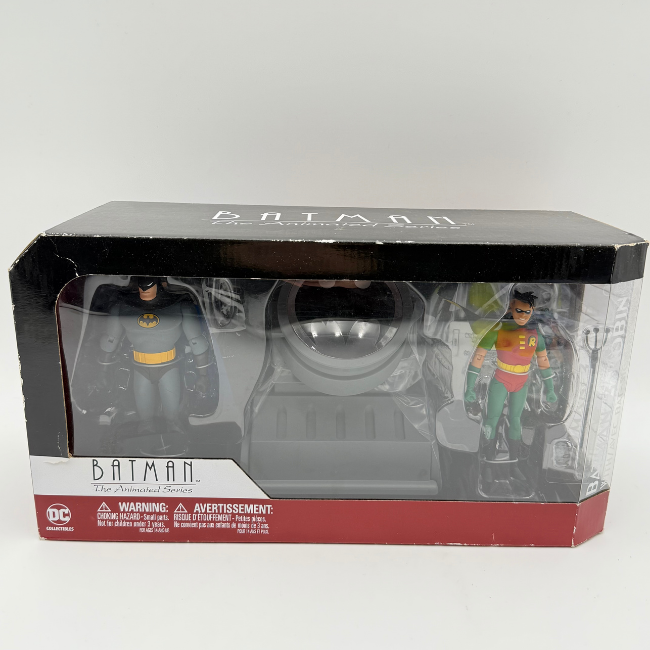 Batman: The Animated Series Batman & Robin action figure 2-pack with Bat-Signal