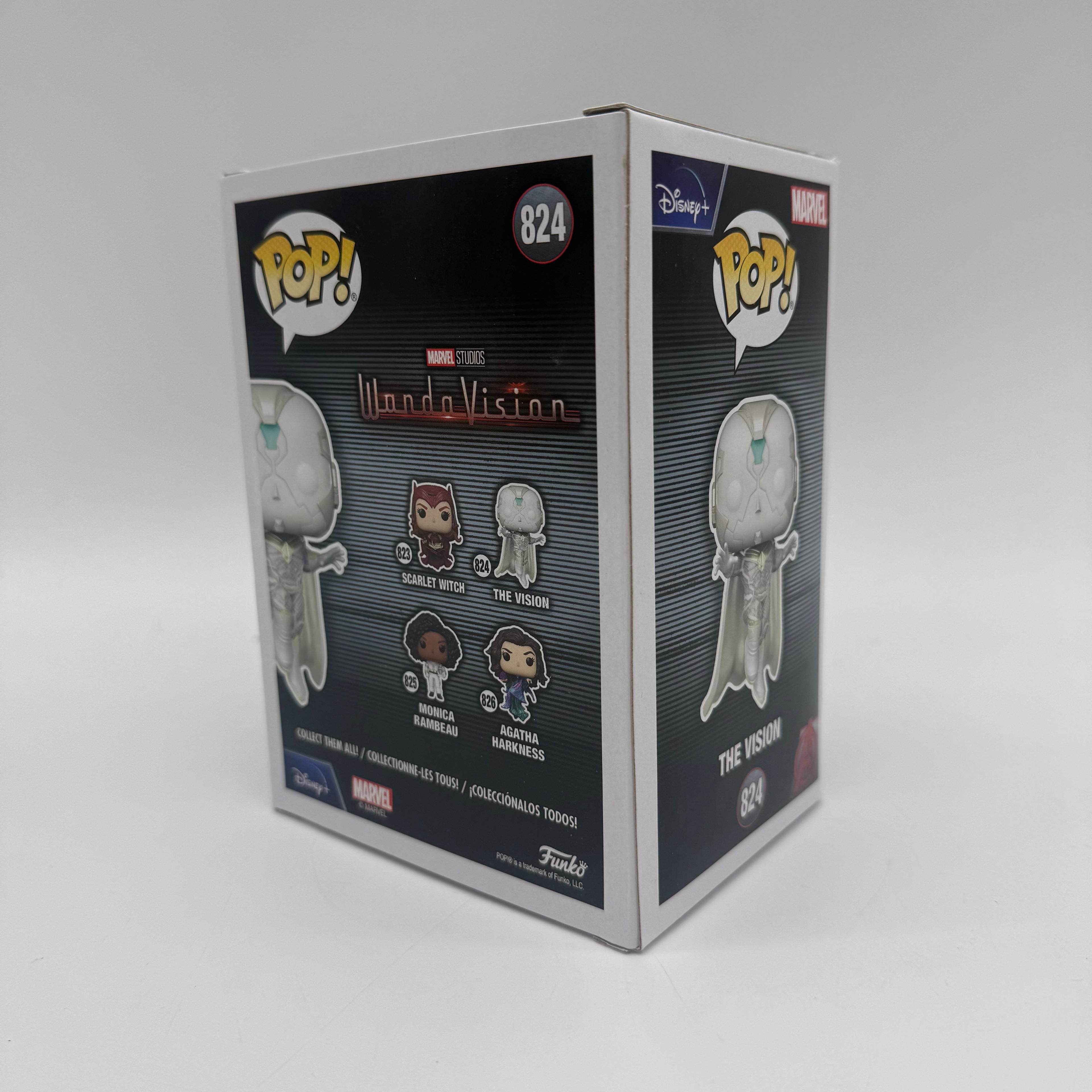 Marvel Wandavision Vision 824 Funko Pop Boxed