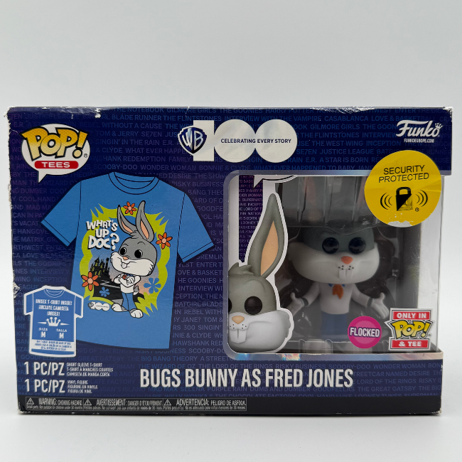 Disney Bugs Bunny as Fred Jones Funko Pop + Medium T-shirt Gift