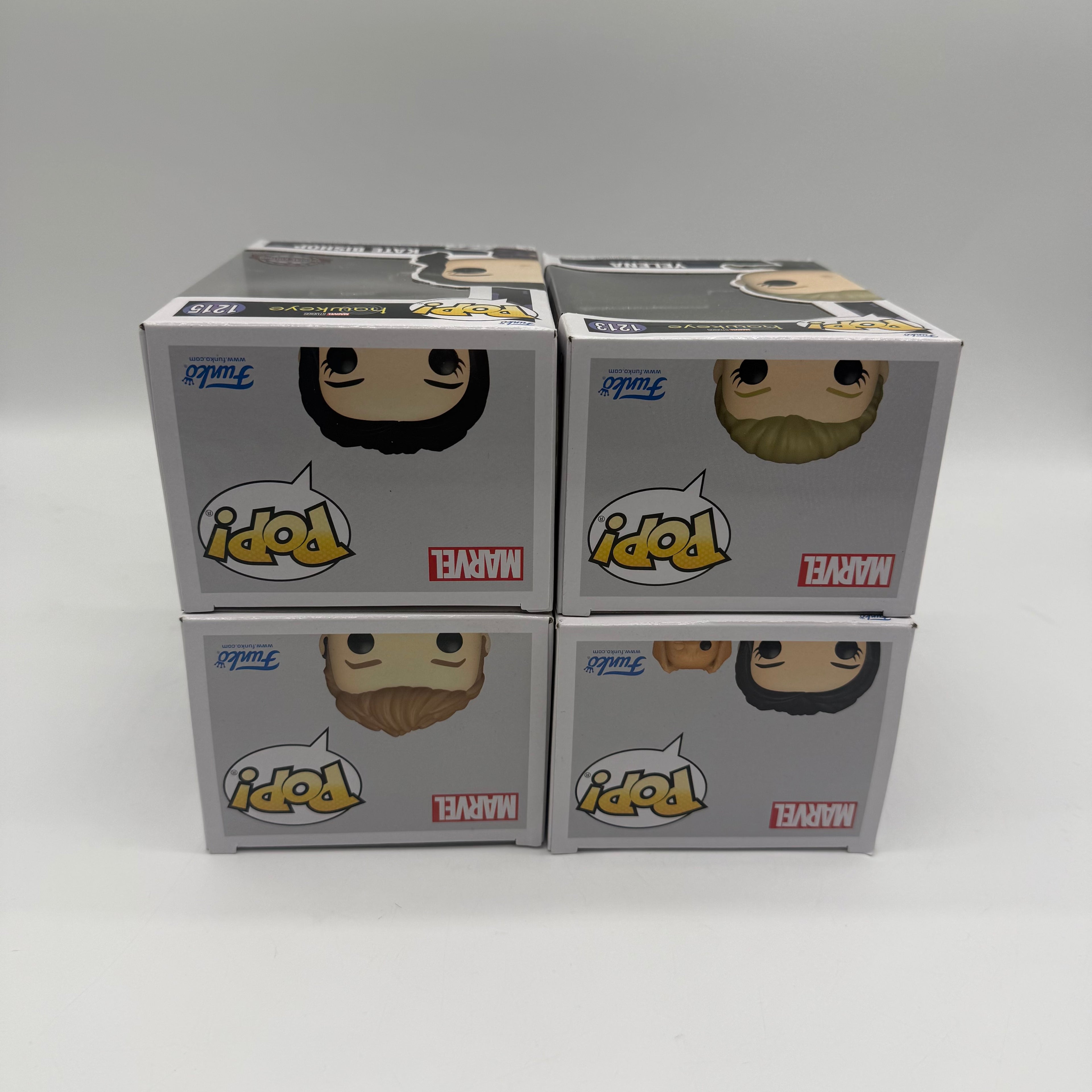 Marvel Hawkeye Funko Pop Boxed Collection 1211, 1212, 1213, 1214