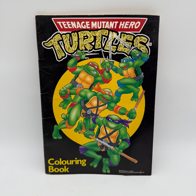 Teenage Mutant Hero Turtles Vintage Colouring Book 1989